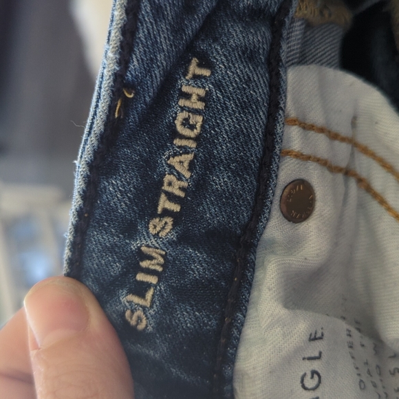 👕AEO - Slim Straight Jeans - Picture 7 of 7